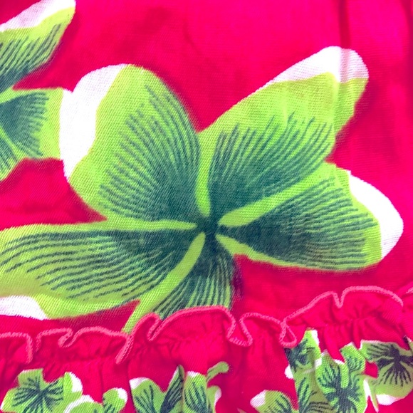 Caligirl Youth Plumeria Dress, Small - Picture 2 of 7